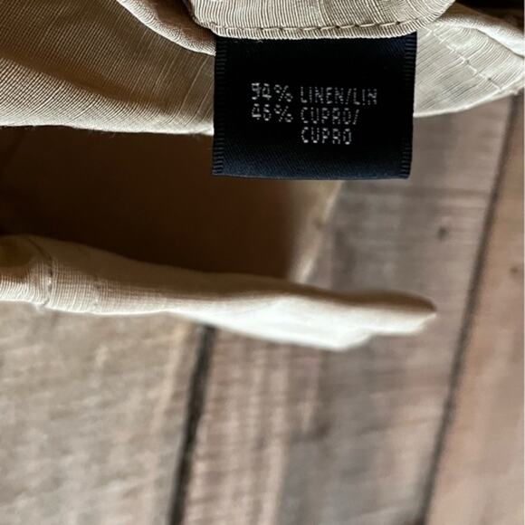 Lafayette 148 New York Tan Jacket With Belt Size 2 - Picture 13 of 14